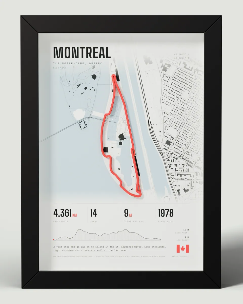 Montreal frame in the Light design, front view