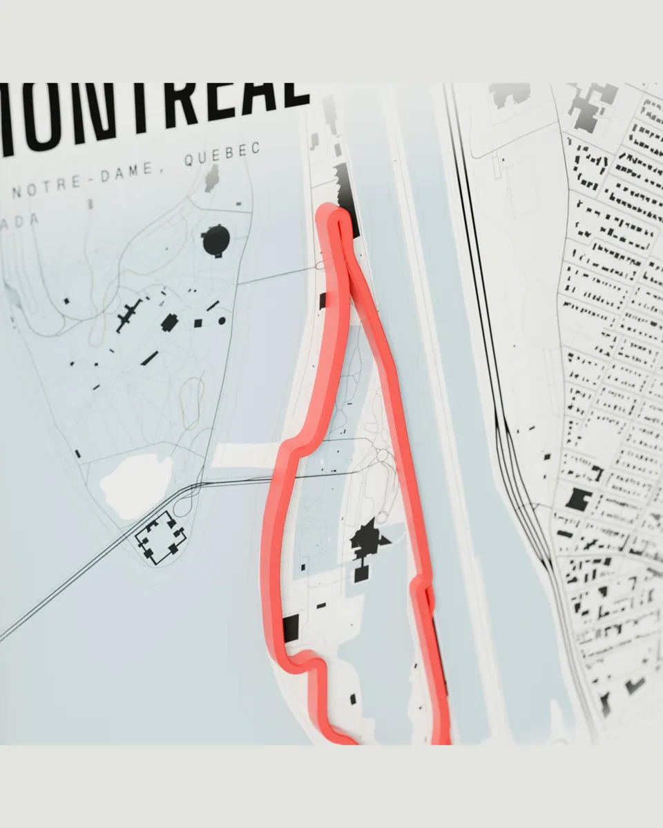 Montreal frame in the Light design, close-up of the relief