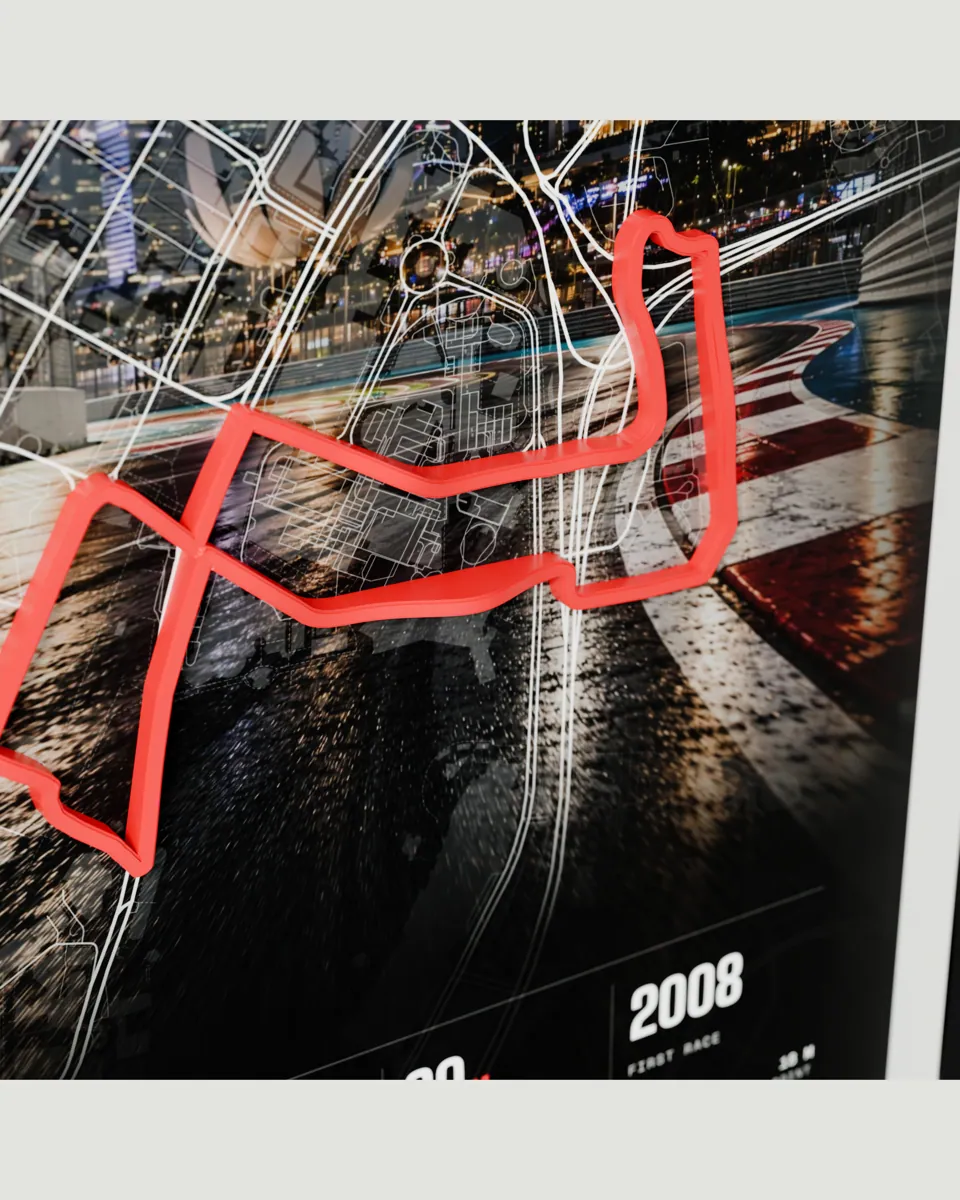 Singapore frame in the Photo design, close-up of the relief